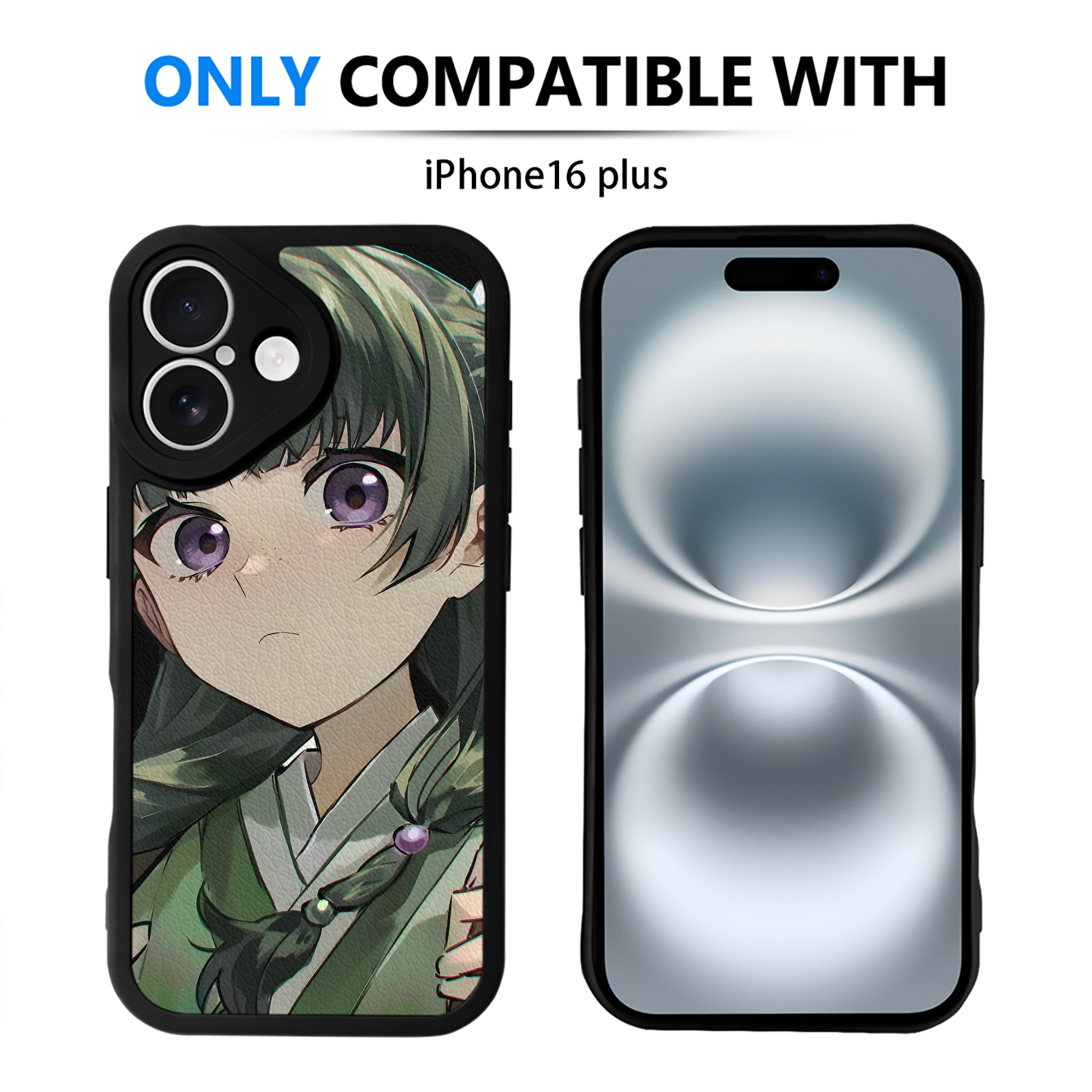 （画像用） 薬屋のひとりごと The Apothecary Diaries 【iPhone 16シリーズ対応】シリコンスマホケース（レザー調） 材質：シリコン
